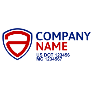 Transportation logistic company trucks decal