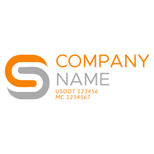 Transportation logistic company trucks decal