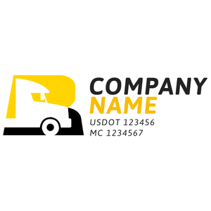 Transportation logistic company trucks decal