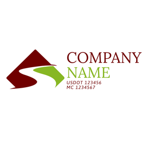 Transportation logistic company trucks decal