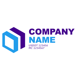 Transportation logistic company trucks decal