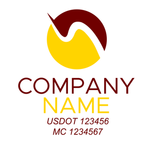 Transportation logistic company trucks decal