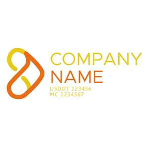 Transportation logistic company trucks decal
