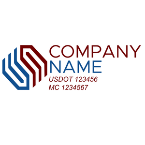 Transportation logistic company trucks decal