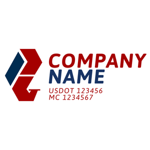 Transportation logistic company trucks decal
