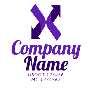 Transportation logistic company trucks decal