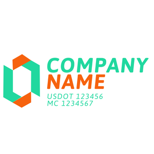 Transportation logistic company trucks decal