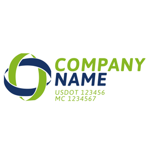 Transportation logistic company trucks decal