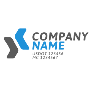 Transportation logistic company trucks decal