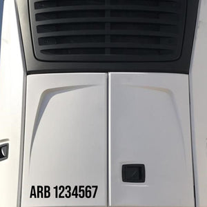 carb arb tru reefer decal
