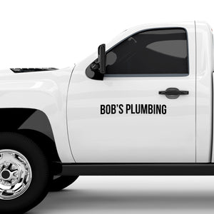 Truck Door Custom Decal Sticker