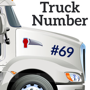 usdot number sticker decal