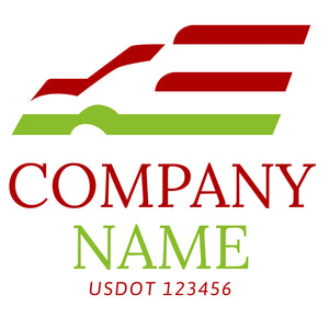 Transportation logistic company trucks decal