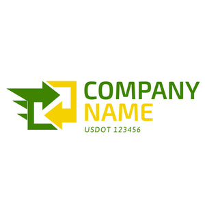 Transportation logistic company trucks decal