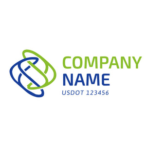 Transportation logistic company trucks decal