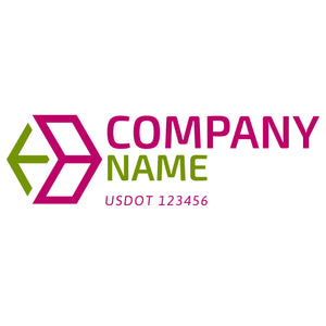 Transportation logistic company trucks decal