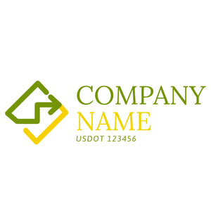 Transportation logistic company trucks decal