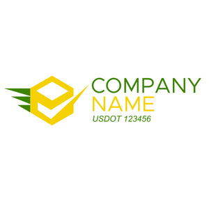 Transportation logistic company trucks decal