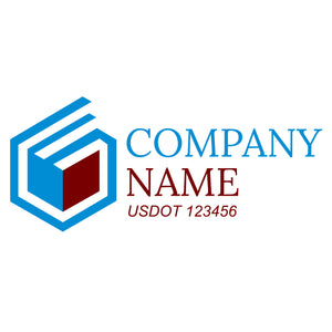 Transportation logistic company trucks decal