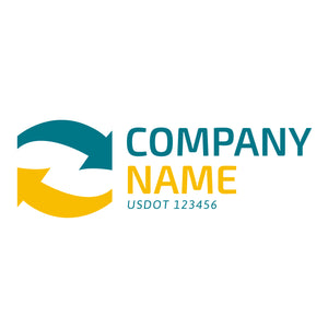 Transportation logistic company trucks decal