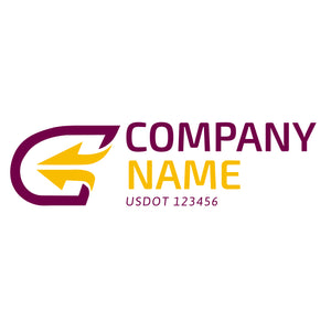 Transportation logistic company trucks decal