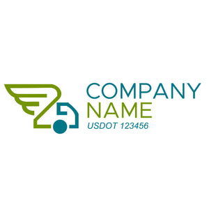 Transportation logistic company trucks decal