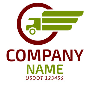 Transportation logistic company trucks decal