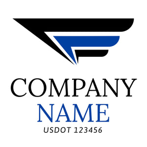 Transportation logistic company trucks decal