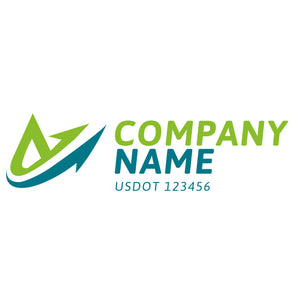 Transportation logistic company trucks decal