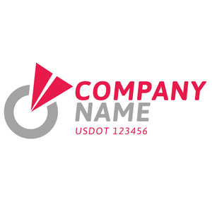 Transportation logistic company trucks decal