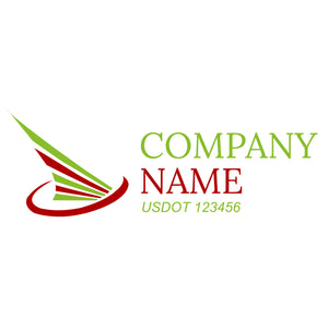 Transportation logistic company trucks decal