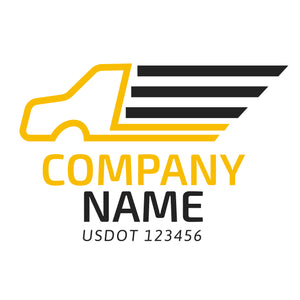 Transportation logistic company trucks decal