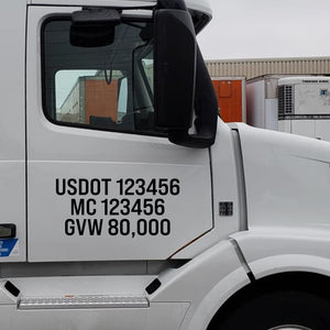 usdot mc gvw decal