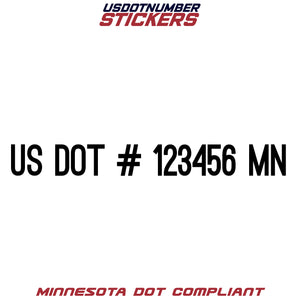 usdot sticker minnesota mn