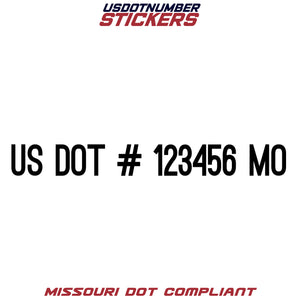 usdot sticker mo missouri