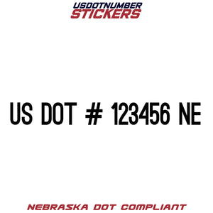 usdot sticker ne nebraska