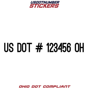 usdot sticker ohio oh