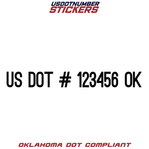 usdot sticker oklahoma ok