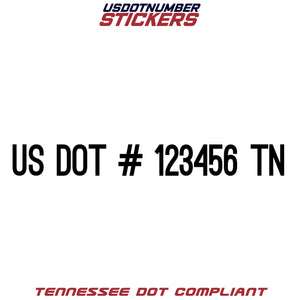usdot sticker tennessee tn
