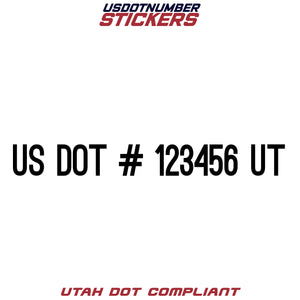 usdot sticker utah ut