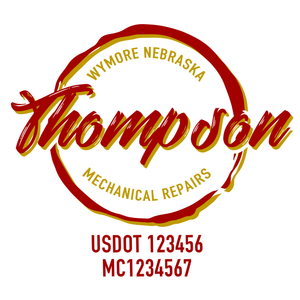 Vintage/Old School Truck Decal Template