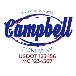 Vintage/Old School Truck Decal Template