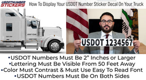 Tips & Tricks For Displaying Your USDOT Number Correctly Outside Of Your Commercial Vehicle | A Quick Guide To Be USDOT Compliant