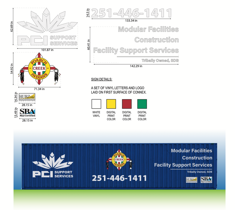 Custom Shipping Container Decals for Compliance & Business Growth ...