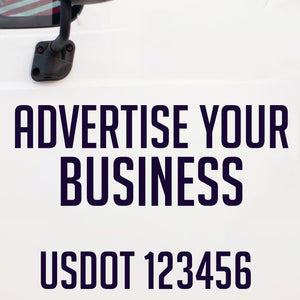 Advertise Your Business or Be USDOT Compliant With Our Custom Products