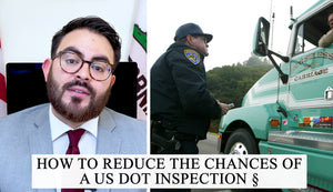 How To Reduce The Chances Of A US DOT Inspection | Tips To Lower The Probability Of A USDOT Inspection From The USDOT Lettering Experts