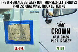 Professional USDOT Truck Lettering vs Do It Yourself Lettering | Shocking Difference