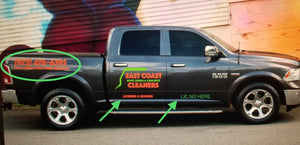 Professional Truck Lettering Decals for Business | We’re The Experts in Vinyl Business Lettering Stickers