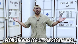 Custom Shipping Cargo Container Decal Stickers