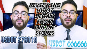 Reviewing The Top Stores That Sell USDOT Number Sticker Decal Lettering Online (AVOID SOME STORES)